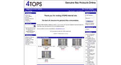 Desktop Screenshot of 4tops.co.uk